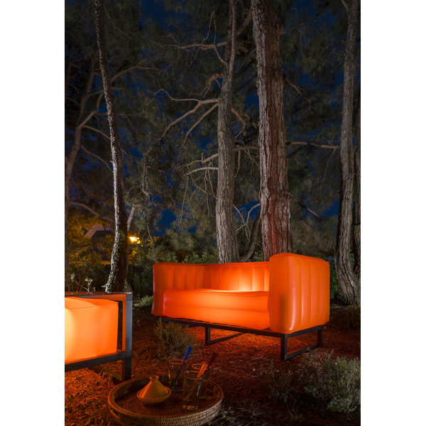 Mojow Yomi 76.5'' Metal Outdoor Patio Sofa Wayfair